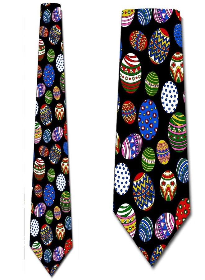 Three Rooker Easter Ties Mens Easter Egg Holiday Necktie - Image 3